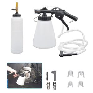 Car Brake Clutch Fluid Bleeder Pressure Bleeding Tool Kit Vacuum Pump Bottle Set